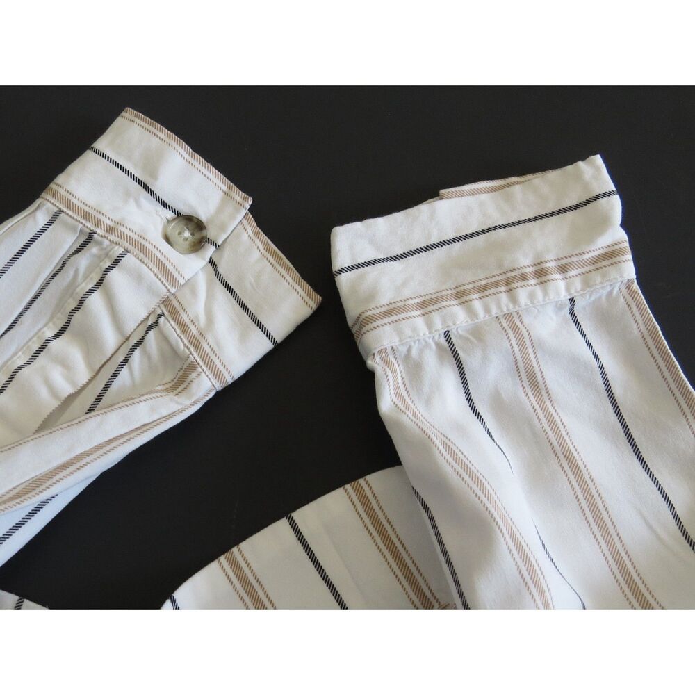 Tribal Jeans Women's Striped V neck tunic blouse Medium EUC - Picture 3 of 10